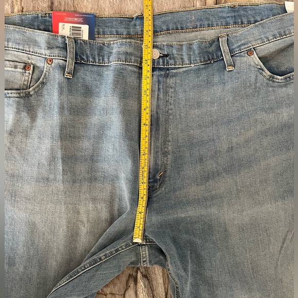 Levi's 541 Big & Tall 52x32 Athletic Taper Fit Jeans Denim Light Wash Plus Size - Picture 12 of 16